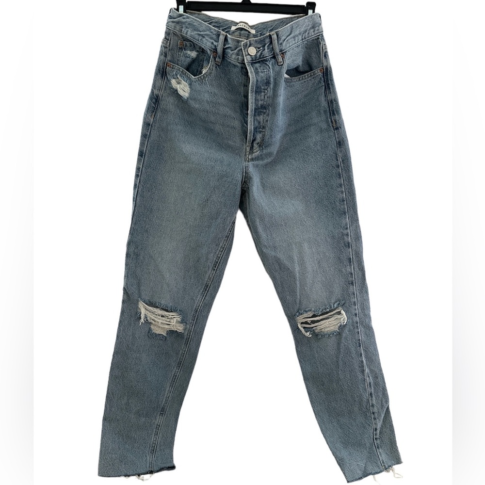 PacSun Jeans Womens 28 Blue High Waist Distressed 90s Boyfriend Light Wash‎